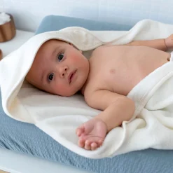 Badcape Bamboo 90X90Cm Choux Small Dot Print Ecru