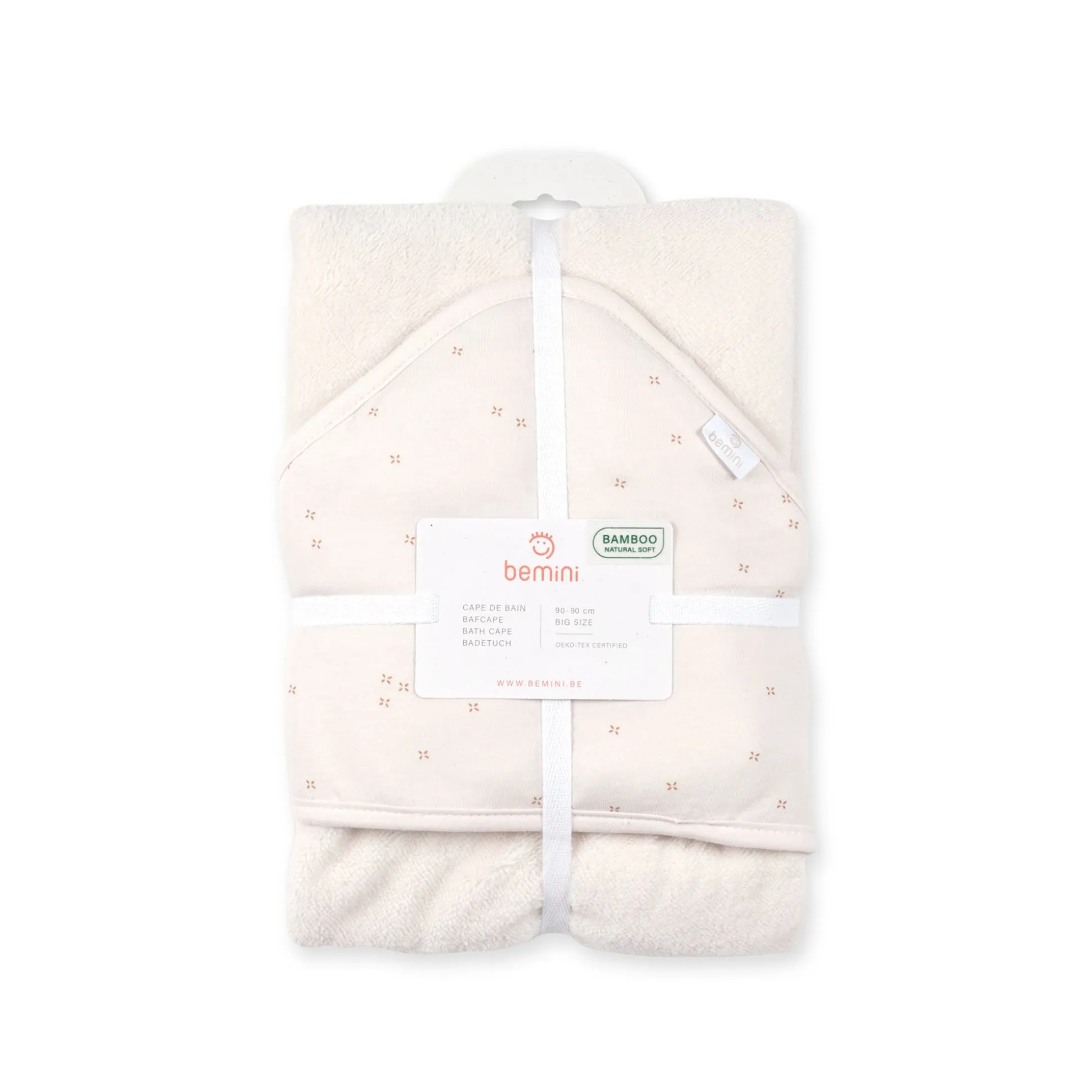 Badcape Bamboo 90X90Cm Oupss Mini Print Pudding