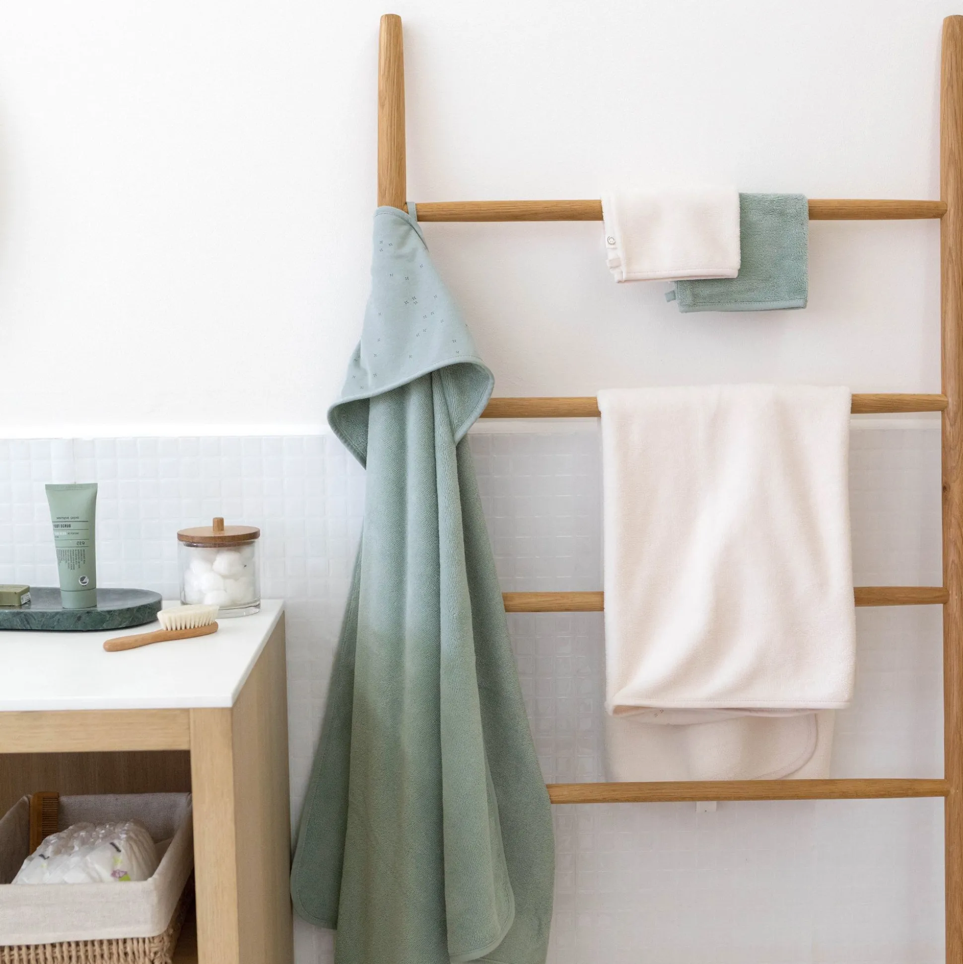 Badcape Bamboo 90X90Cm Oupss Lunar