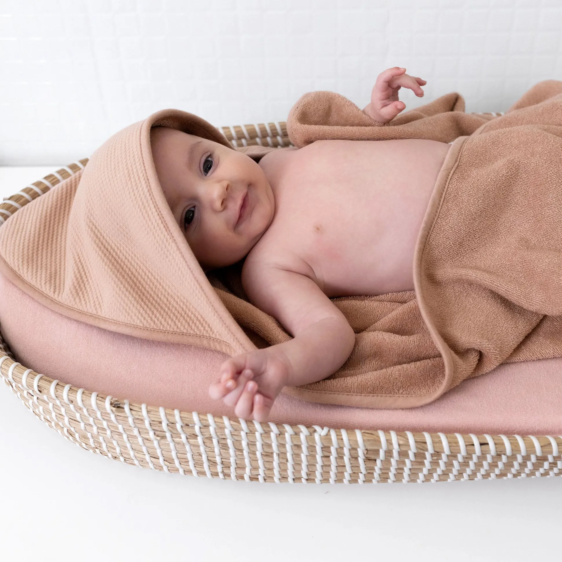 Badcape Terry Bio 90X90Cm Wafle Natural