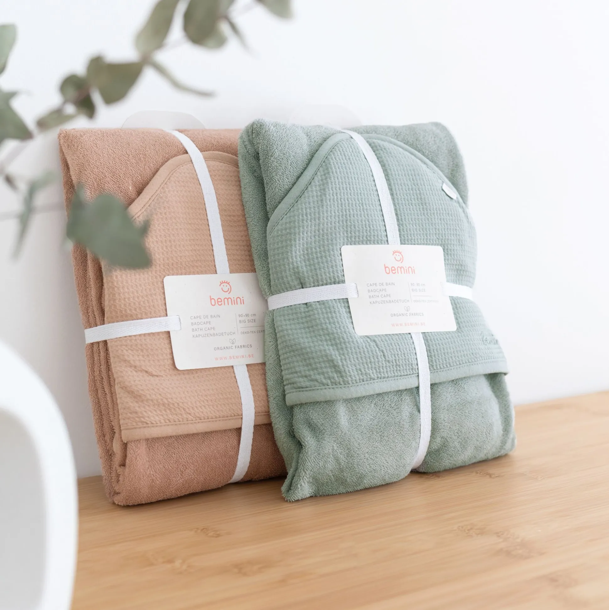 Badcape Terry Bio 90X90Cm Wafle Natural