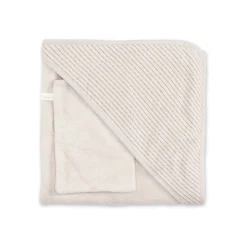 Badcape Terry 90X90Cm Dunes Stripe Grege