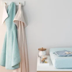 Badcape Terry 90X90Cm Dunes Stripe Grege