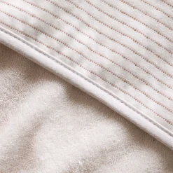 Badcape Terry 90X90Cm Dunes Stripe Grege