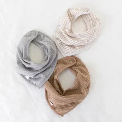 Bandana Waterproof Twin Jersey Wateproof 25Cm Dunes Stripe Grege