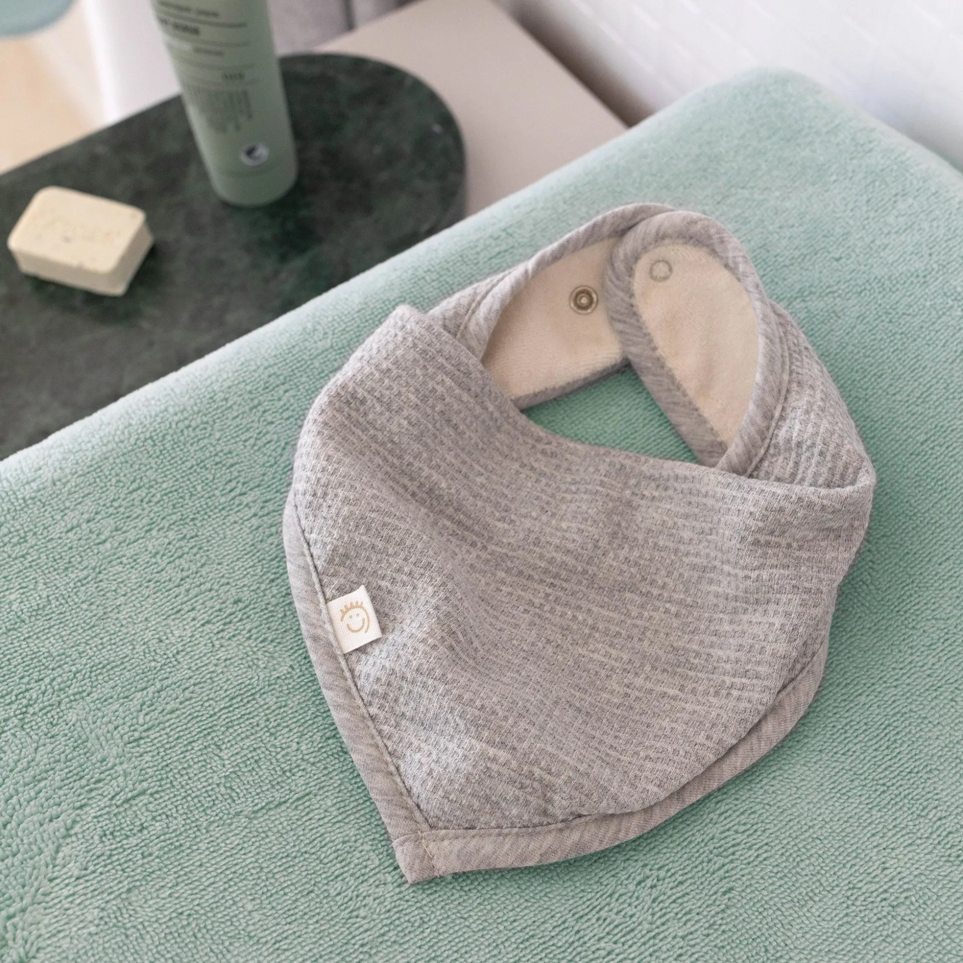 Bandana Waterproof Waffle Bio 25Cm Wafle Mix Grey