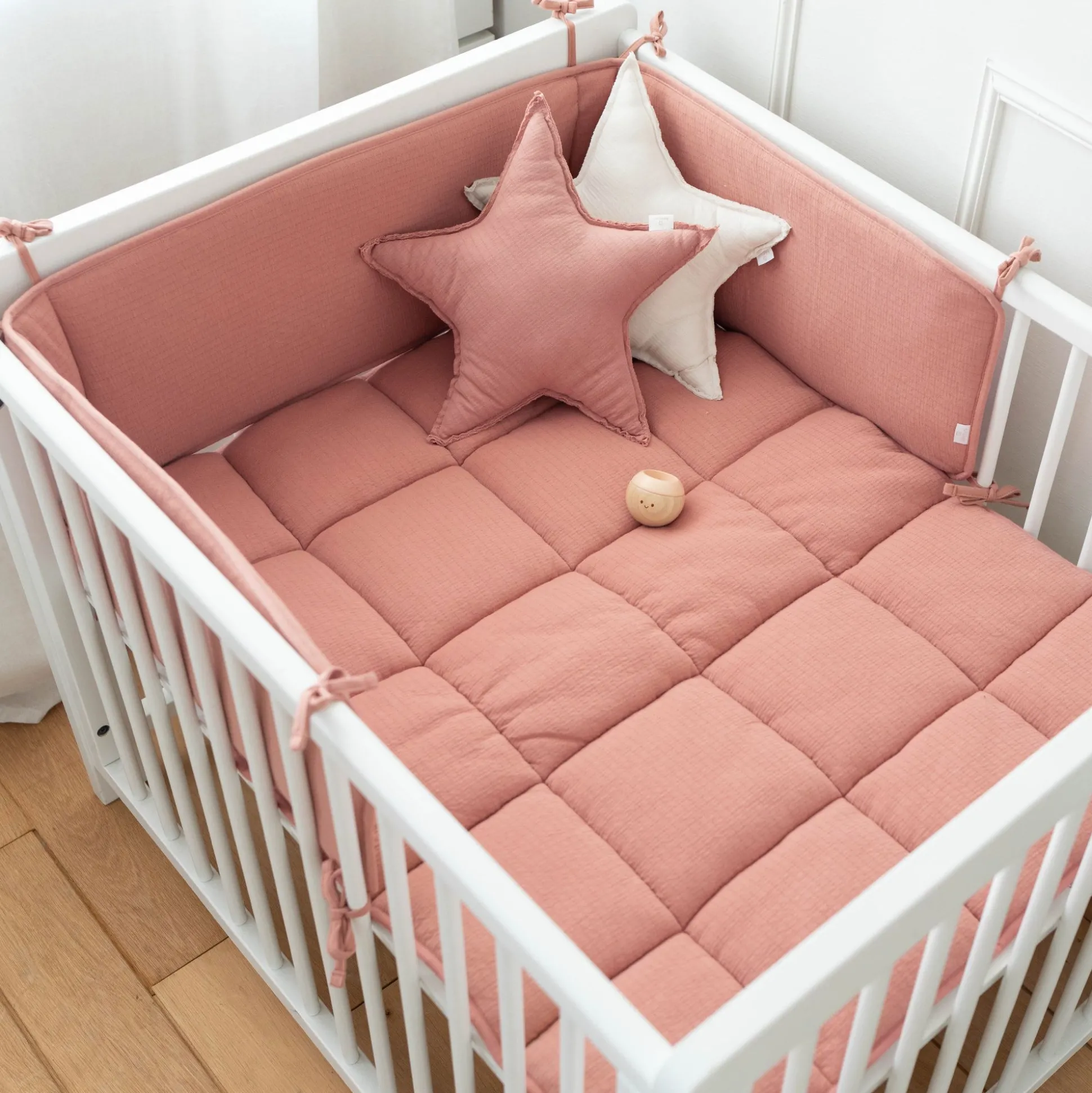 Bed En Park Omrander Pady Tetra Jersey 30X180Cm Cadum Bambi