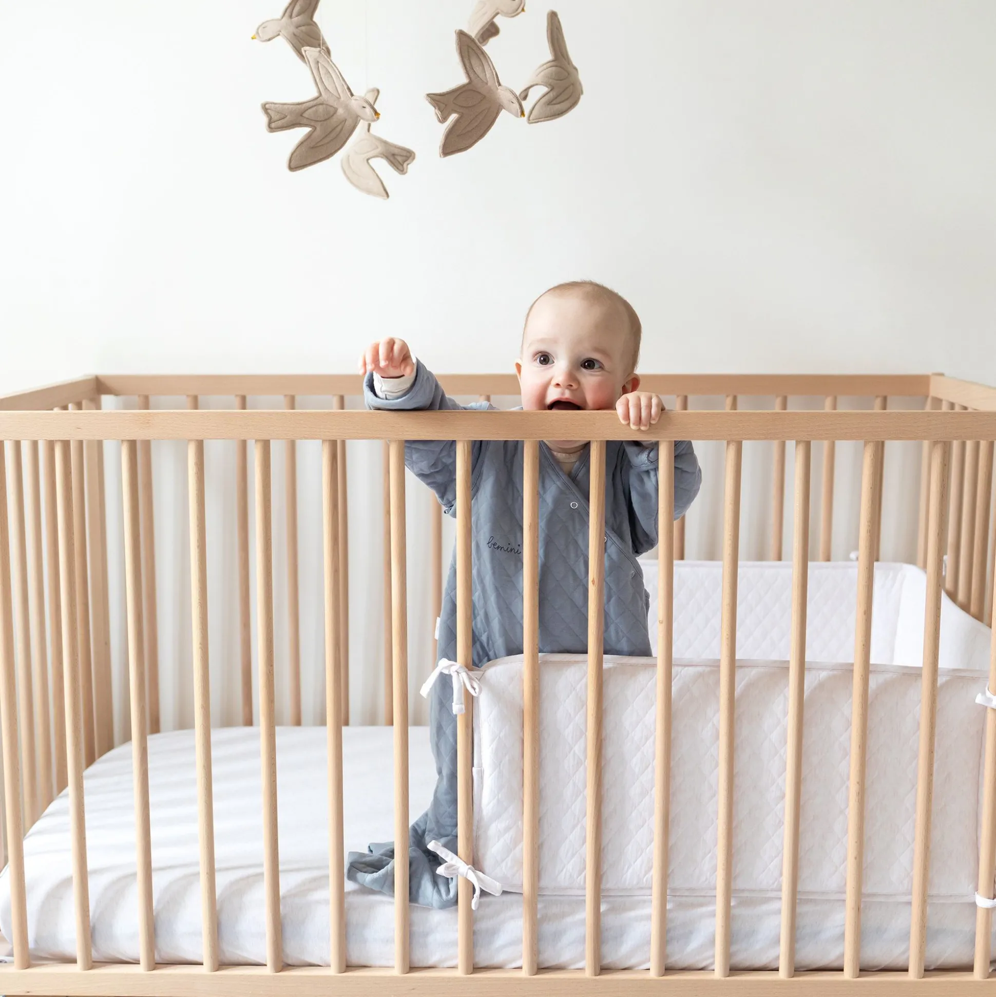 Bed En Park Omrander Pady Quilted Jersey 30X180Cm Quilt Mix Tender