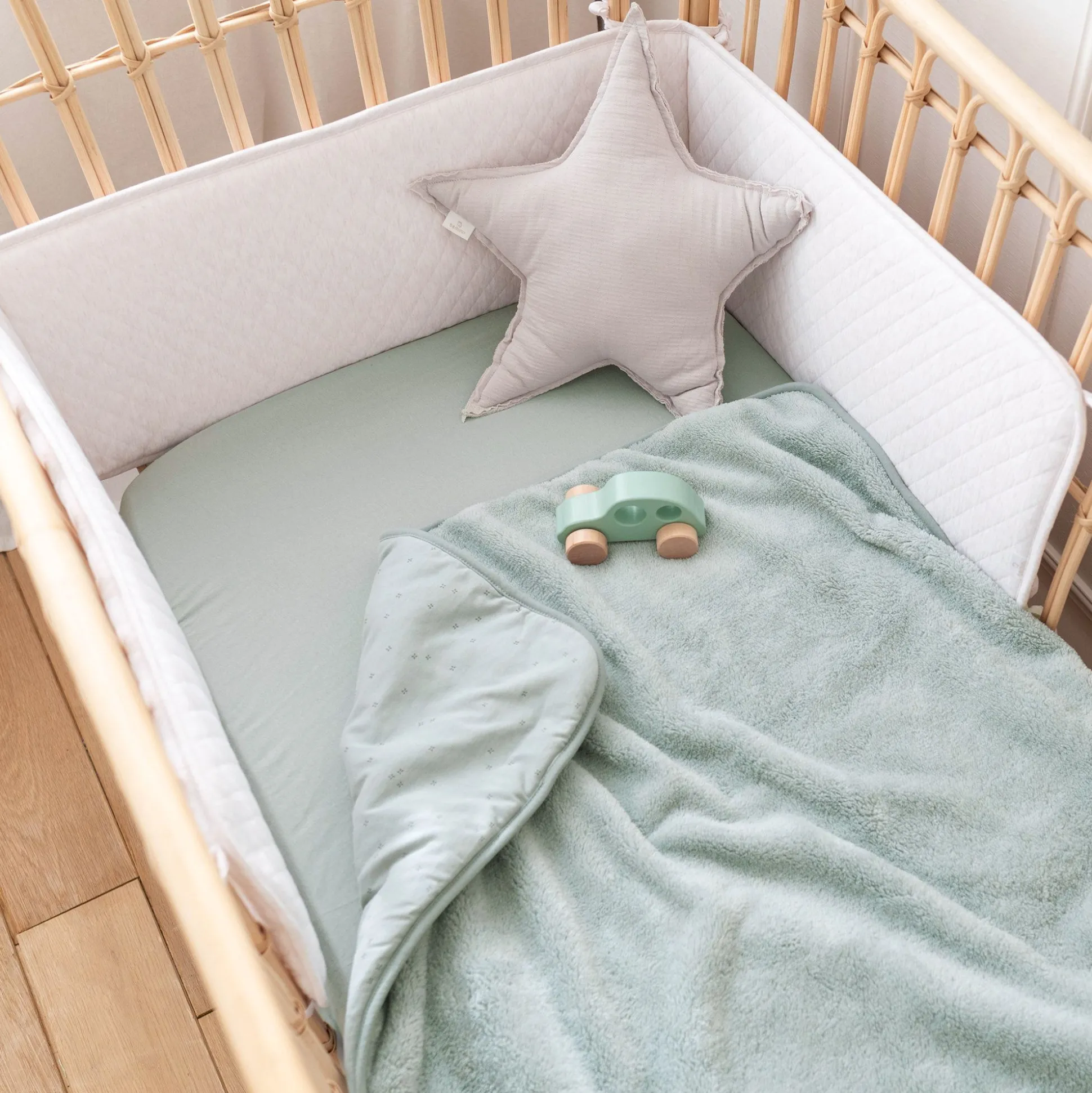 Bed En Park Omrander Pady Quilted Jersey 30X180Cm Quilt Mix Tender