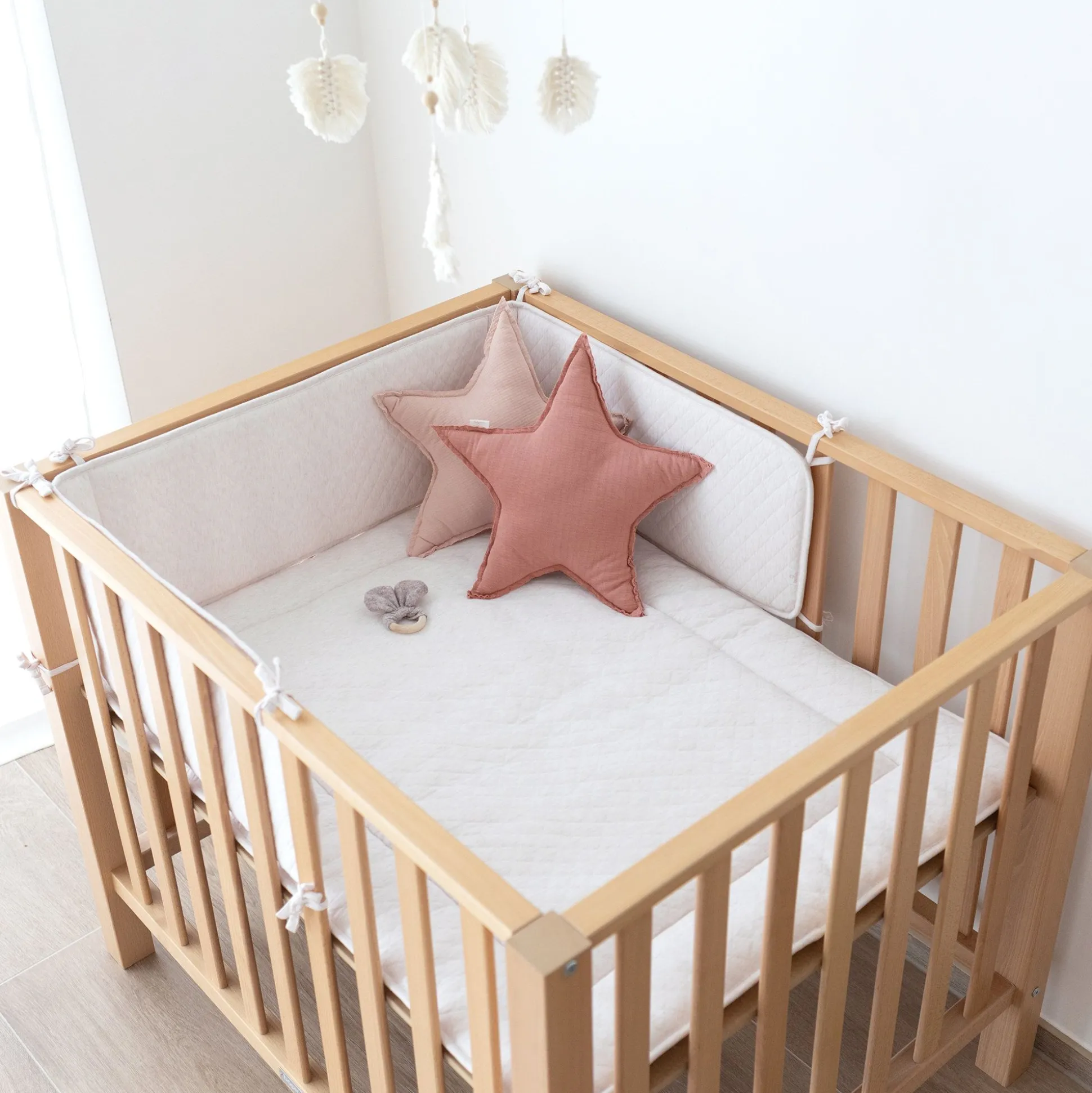 Bed En Park Omrander Pady Quilted Jersey 30X180Cm Quilt Mix Tender