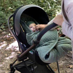 Biside Pady Quilted + Jersey 0-12M Quilt Green