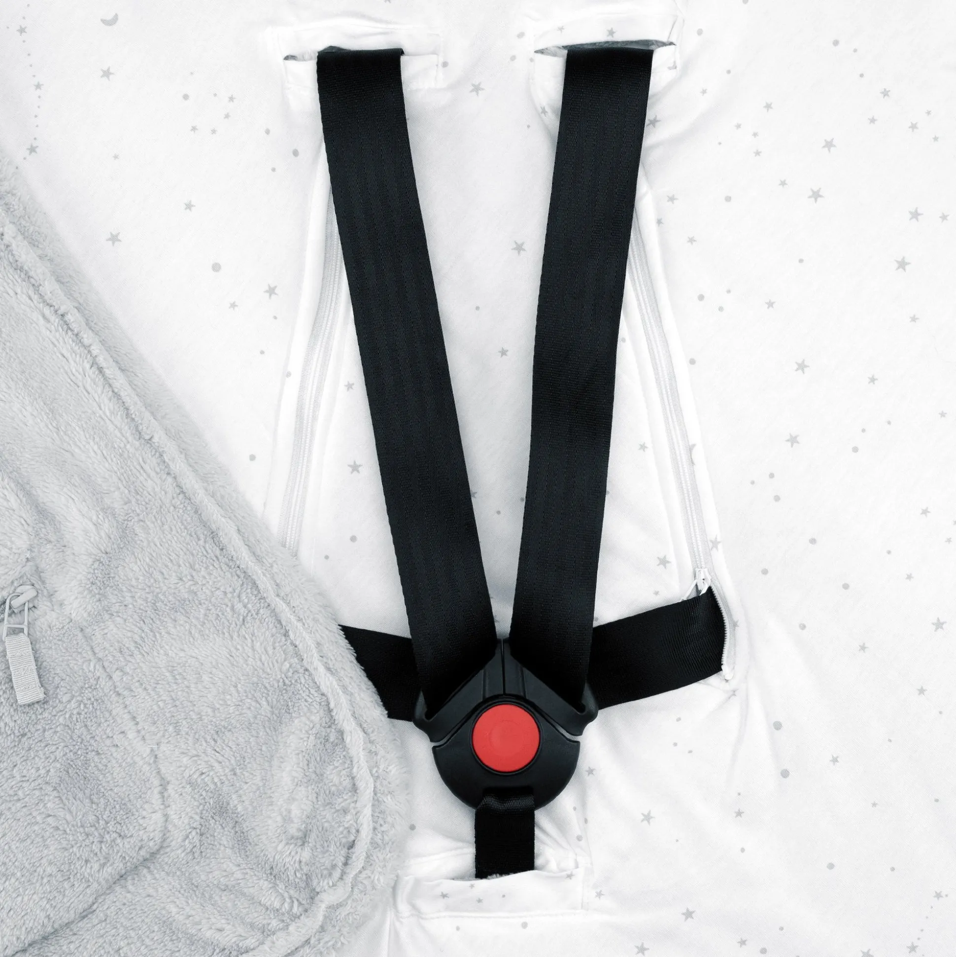 Biside Pady Softy + Jersey 0-12M Stary Little Stars Print Plum