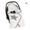Biside Softy + Softy 0-12M Stary Little Stars Printlittle Stars Print Ecru