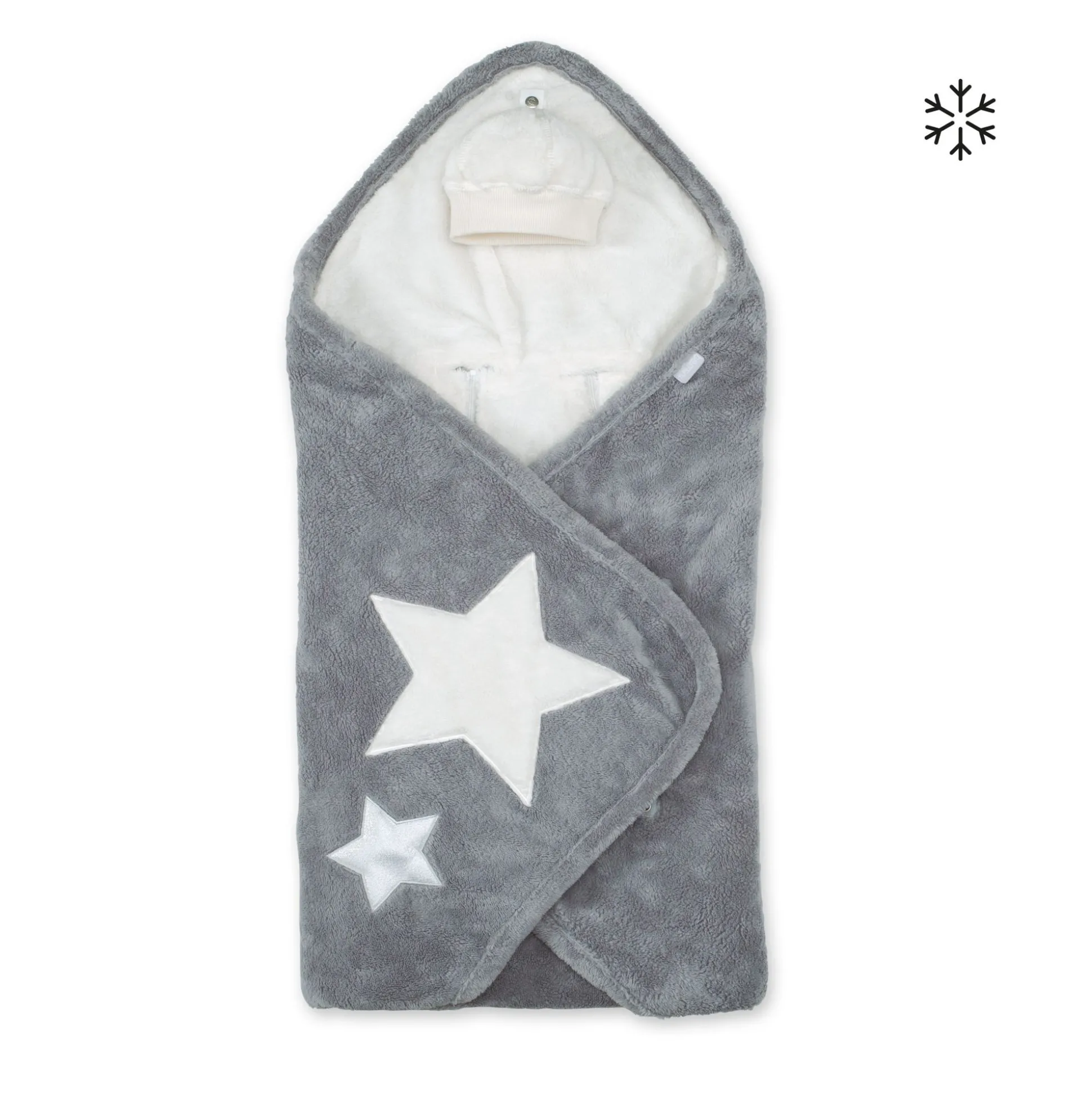 Biside Softy + Softy 0-12M Stary Little Stars Print Grizou