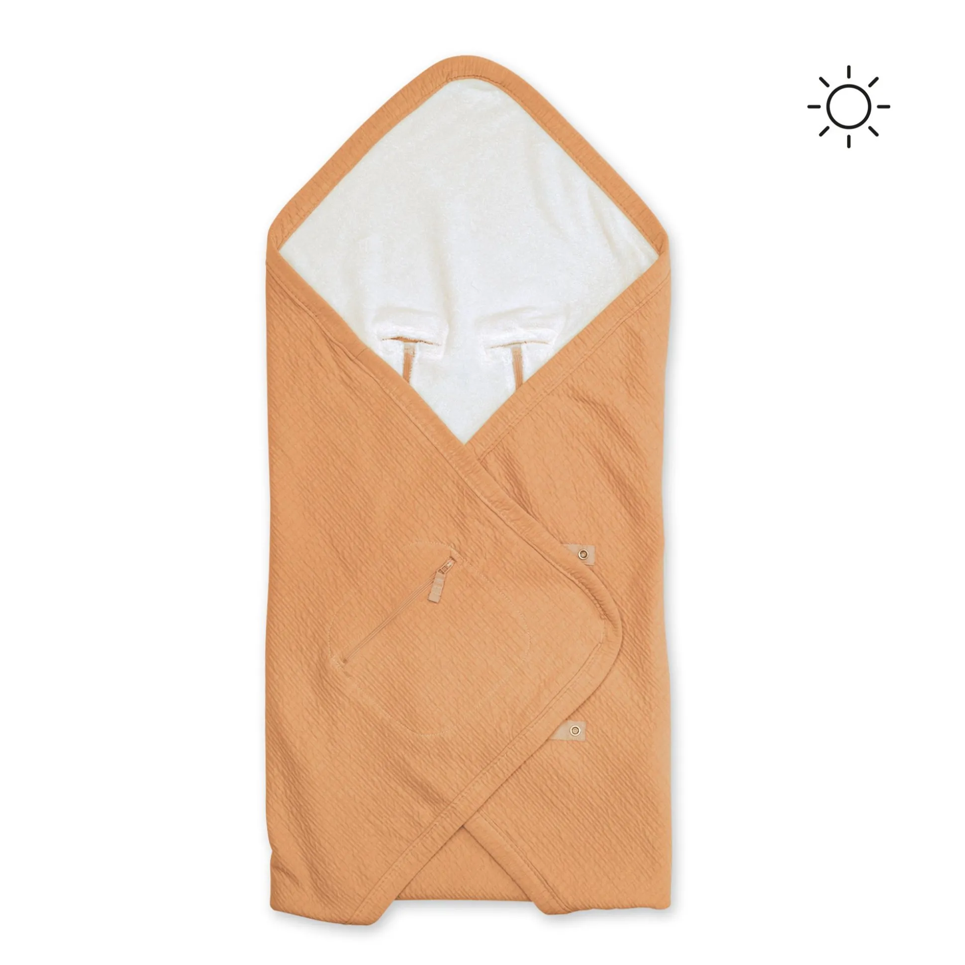 Biside Tetra Jersey + Terry 0-12M Cadum Biscuit