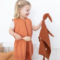 Bunny Katoen Mousseline 40X40 Cm Bunny Terracotta