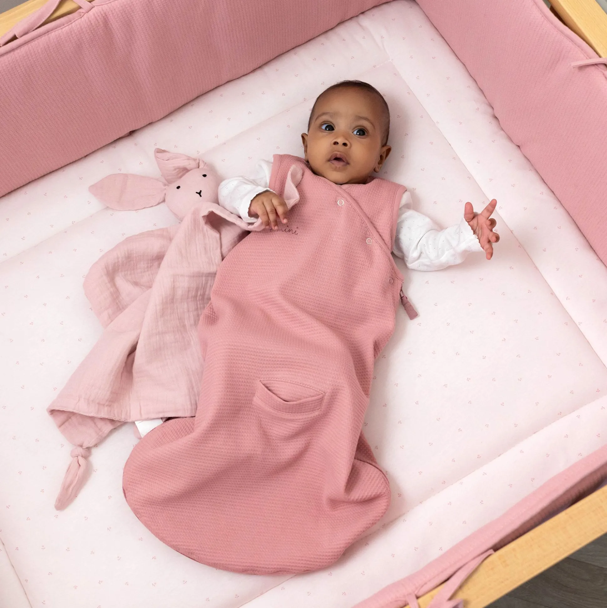 Bunny Katoen Mousseline 40X40 Cm Bunny Blush