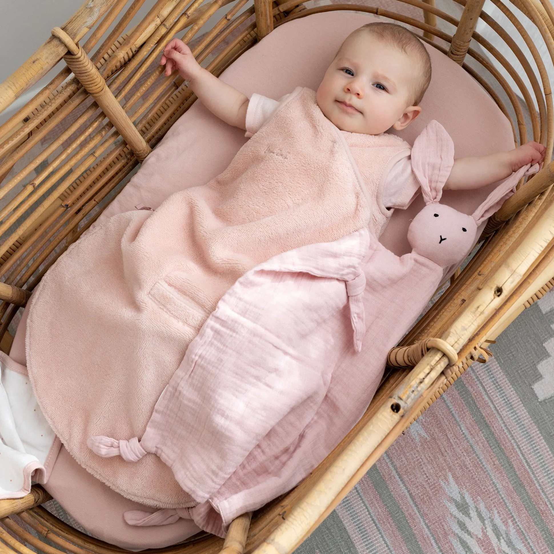 Bunny Katoen Mousseline 40X40 Cm Bunny Blush