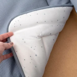 Combo Legger En Omrander Pady Waffle Bio + Jersey Bio 100X100Cm Wafle Stone