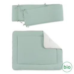 Combo Legger En Omrander Pady Waffle Bio + Jersey Bio 75X95Cm Wafle Lunar