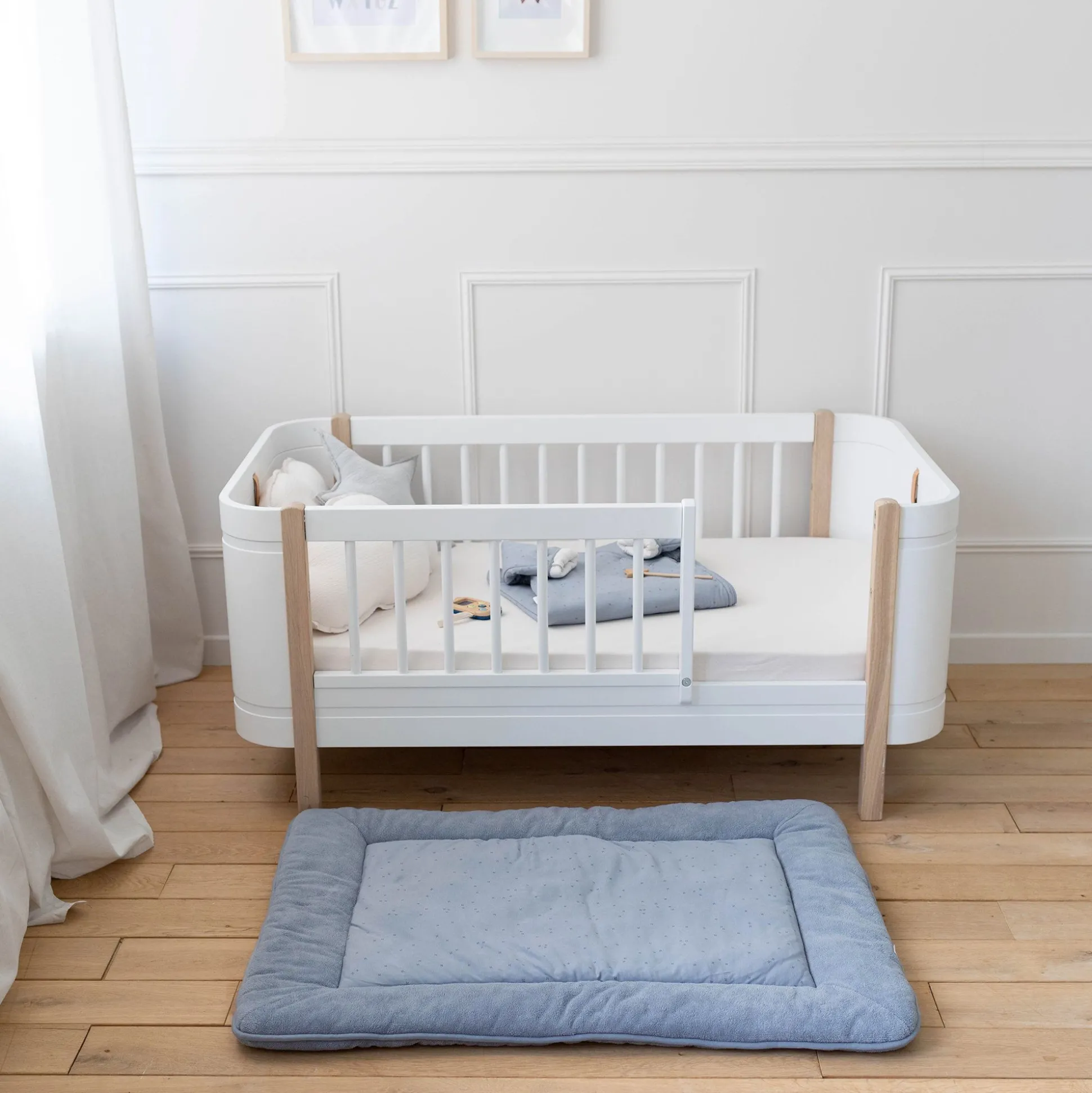 Combo Legger En Omrander Pady Jersey + Bamboe 75X95Cm Oupss Mini Print Stone