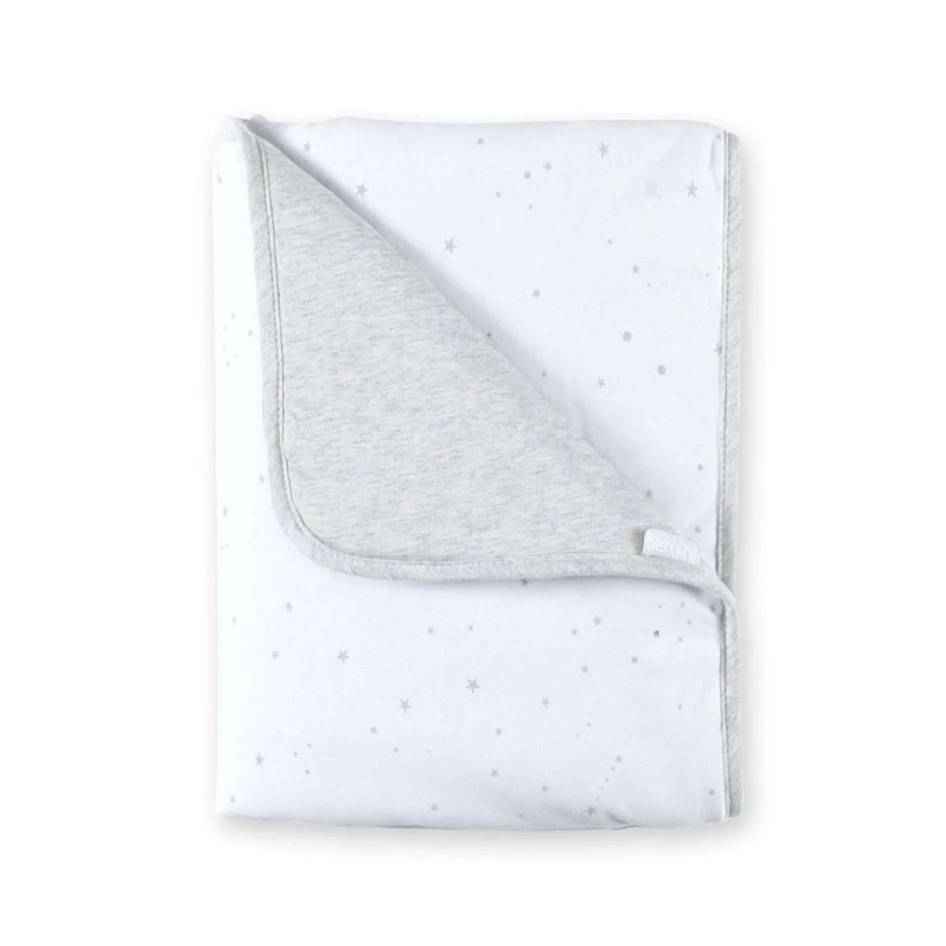 Deken Pady Jersey + Jersey 75X100Cm Stary Little Stars Print Plum Tog 3