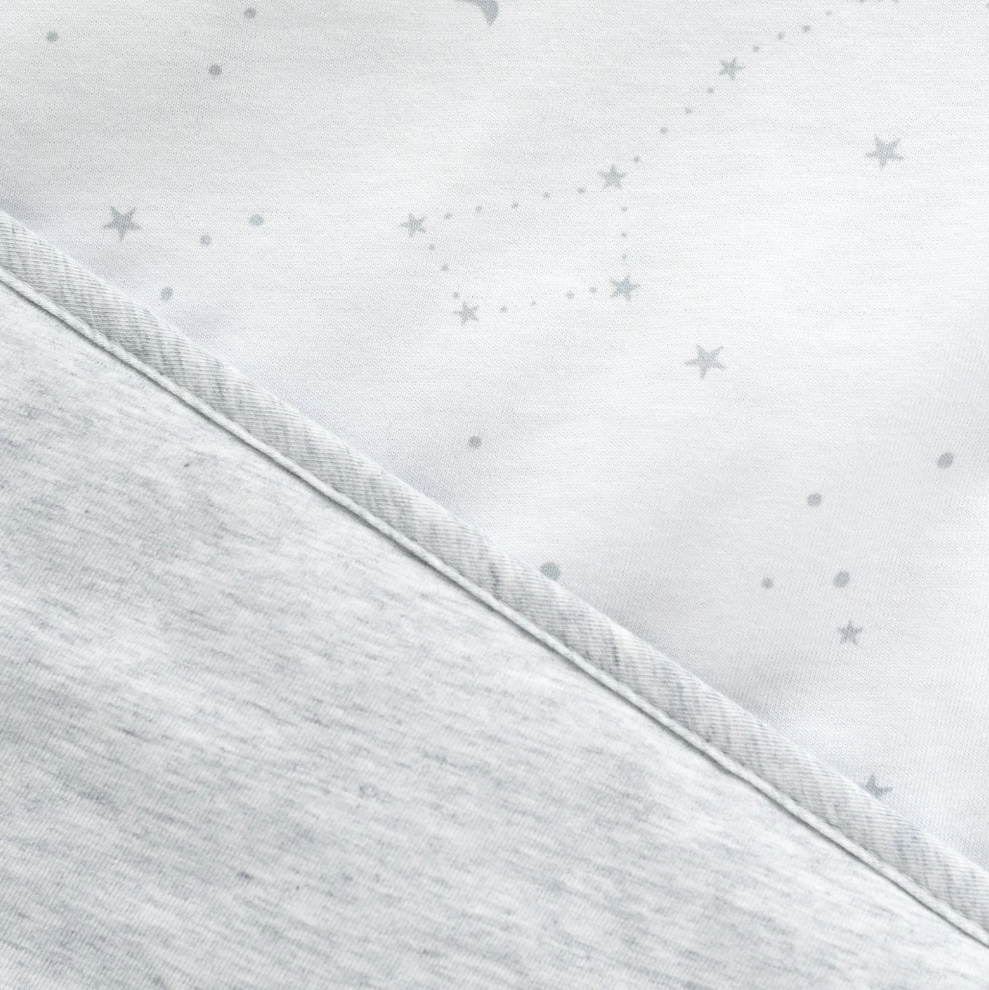 Deken Pady Jersey + Jersey 75X100Cm Stary Little Stars Print Plum Tog 3