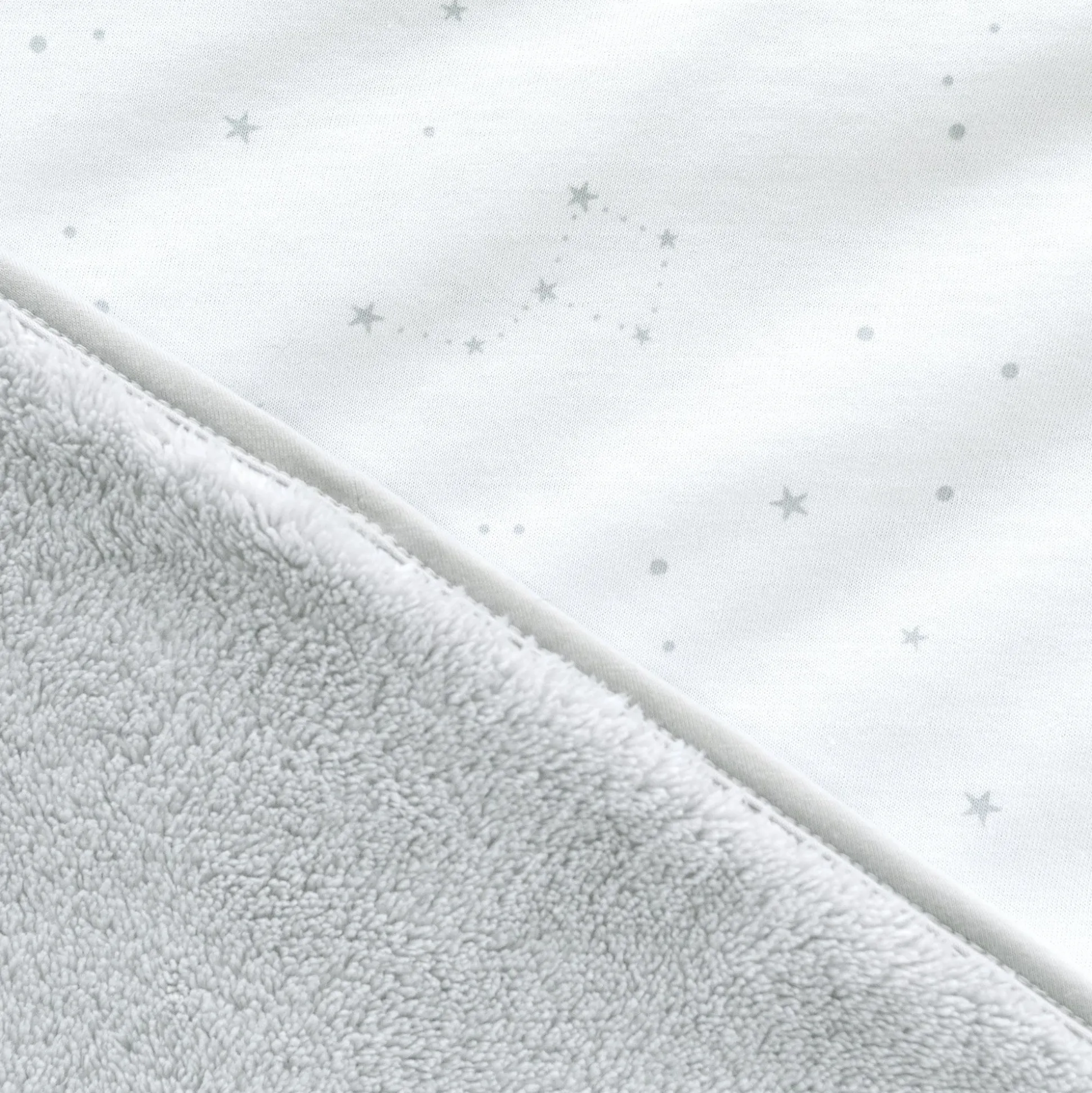 Deken Pady Jersey + Softy 75X100Cm Stary Little Stars Print Plum Tog 3