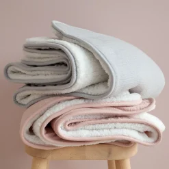 Deken Pady Tetra Jersey + Teddy 75X100Cm Cadum Blush Tog 3.5