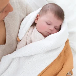 Deken Pady Tetra Jersey + Teddy 75X100Cm Cadum Biscuit Tog 3.5