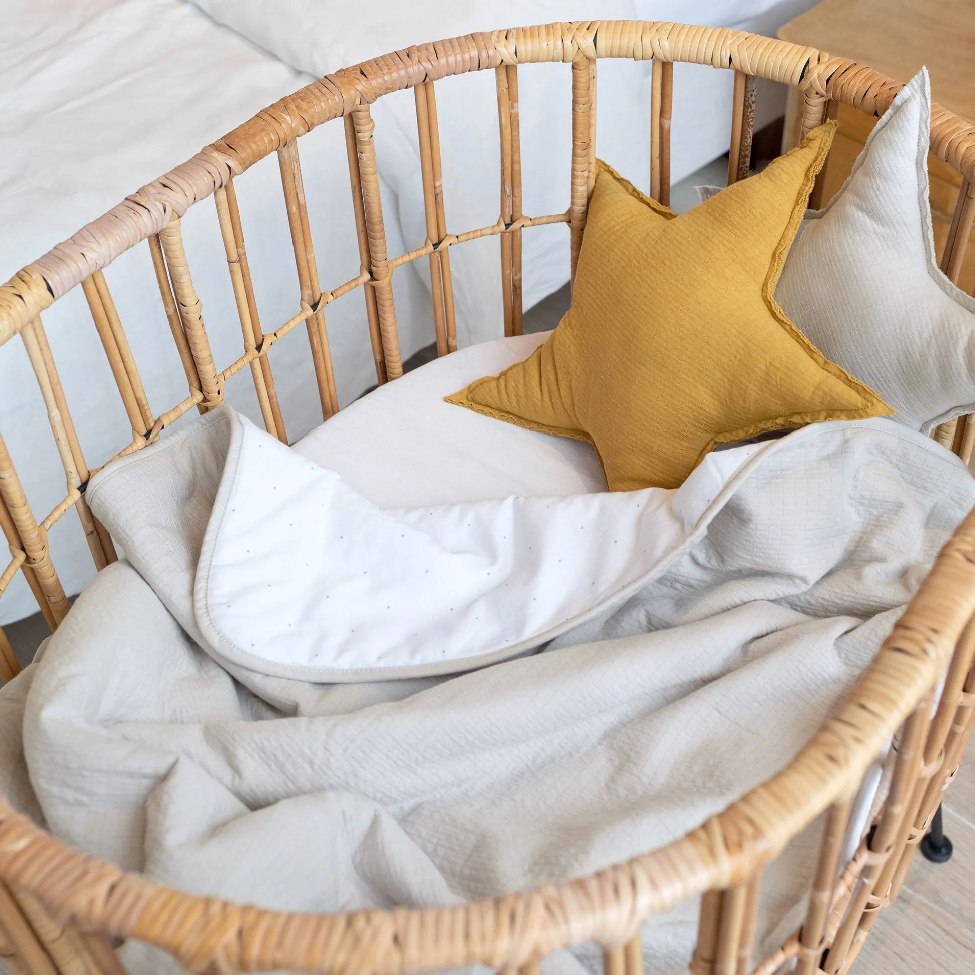 Deken Pady Tetra Jersey + Softy 75X100Cm Cadum Sand Tog 3