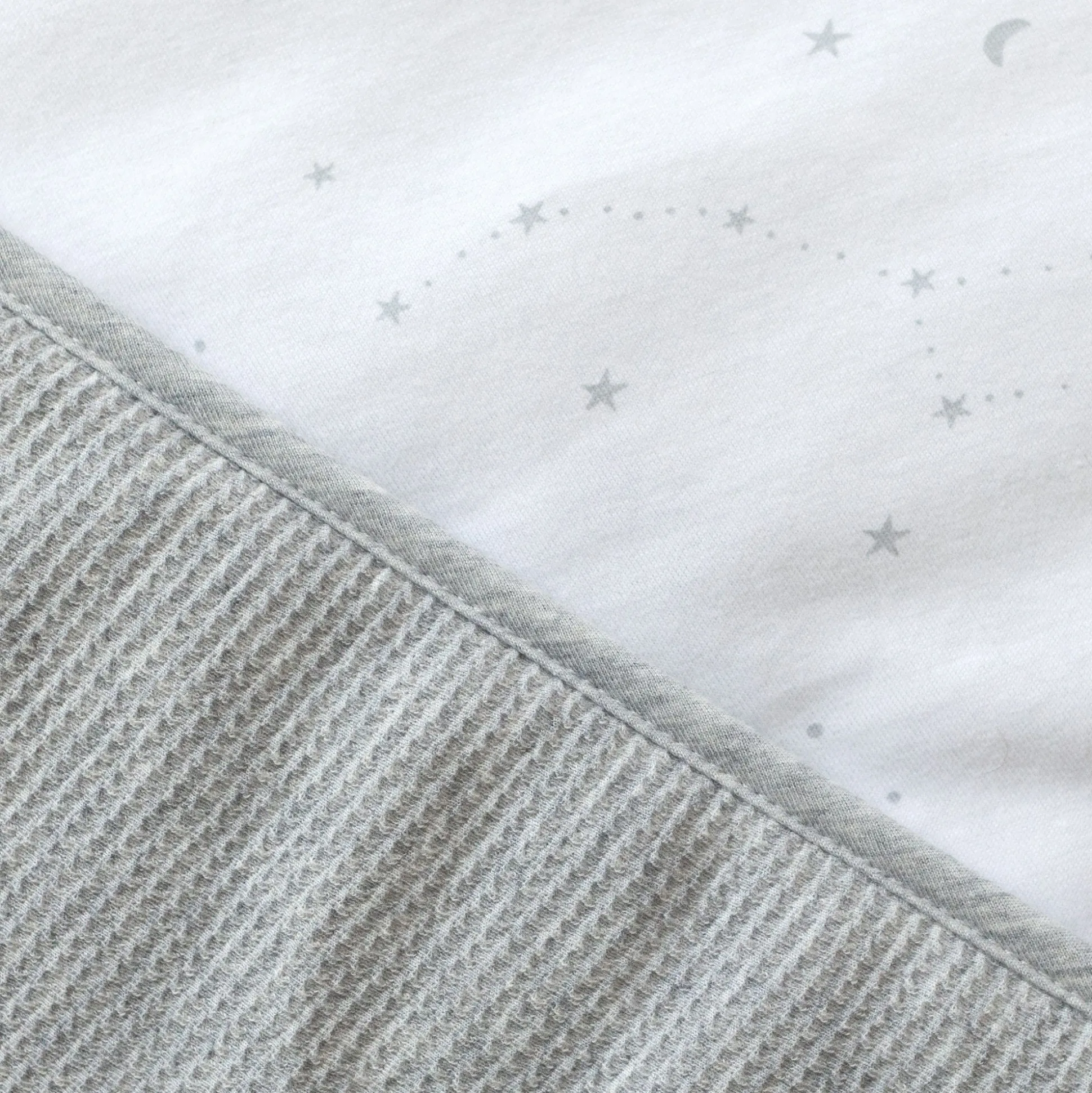 Deken Pady Waffle + Jersey Bio 75X100Cm Wafle Mix Grey Tog 3