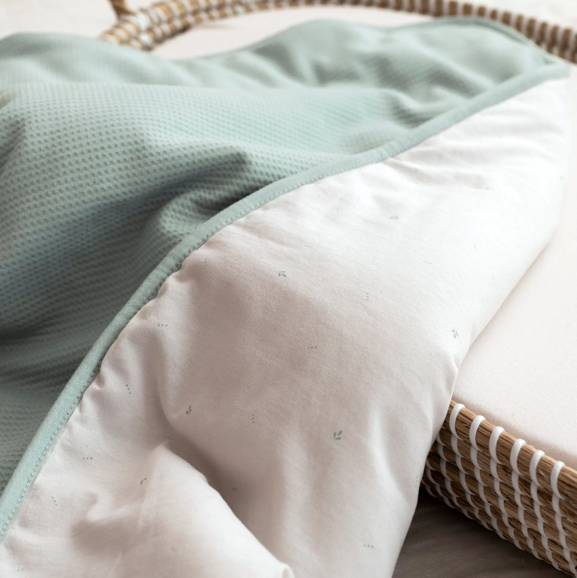 Deken Pady Waffle + Jersey Bio 75X100Cm Wafle Lunar Tog 3