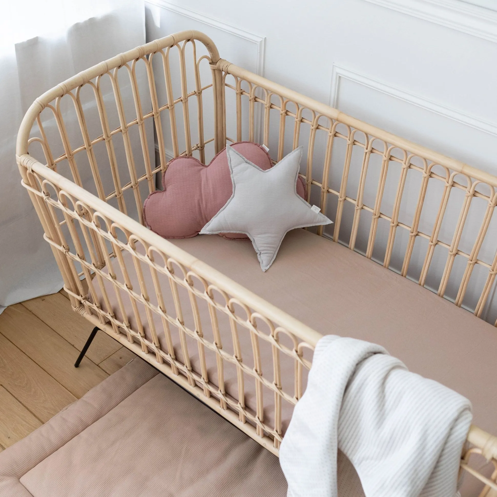 Hoeslaken Bed 100% Katoen 70X140Cm Natural