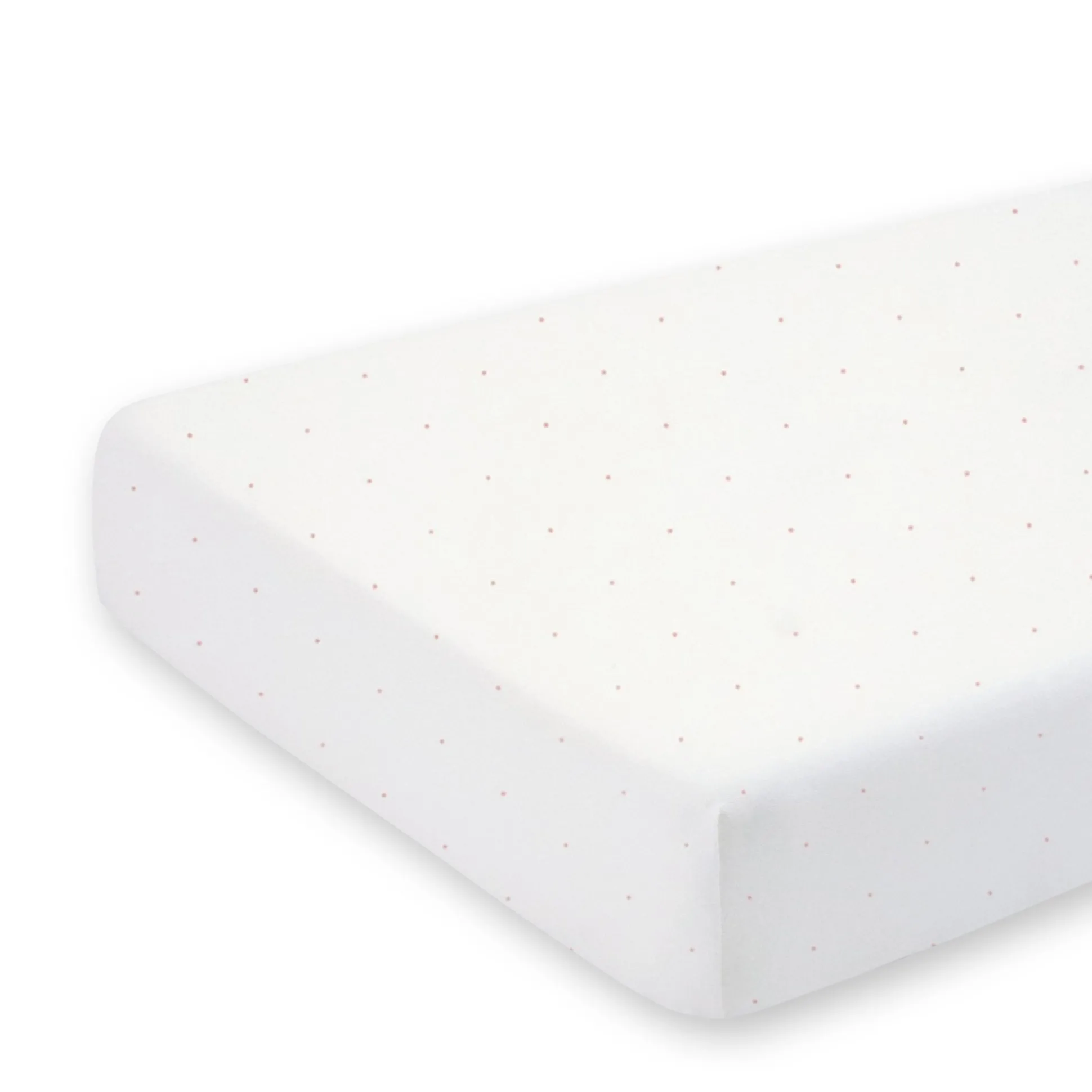 Hoeslaken Bed Jersey 70X140Cm Choux Small Dot Print Ecru