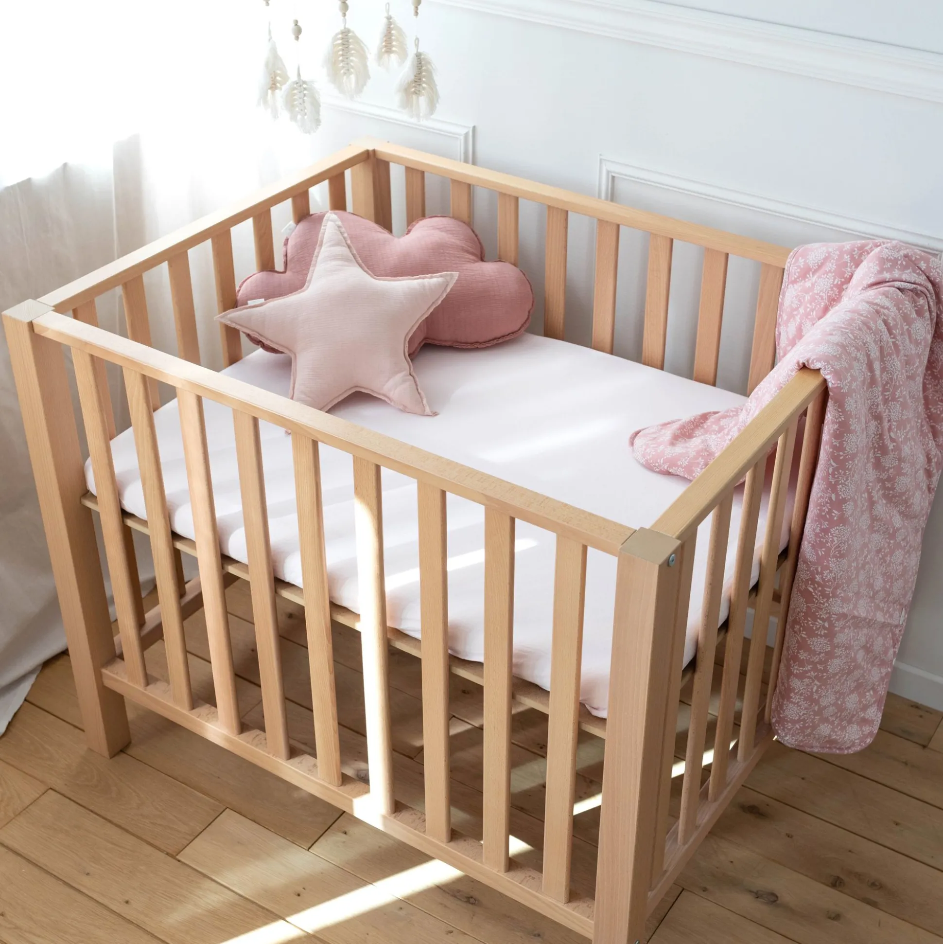 Hoeslaken Park Jersey 75X95Cm Ecru