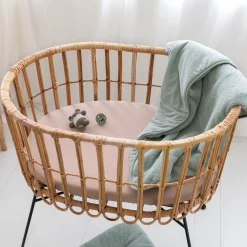 Hoeslaken Wieg Jersey 40X90Cm Natural