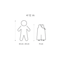 Magic Bag Jersey 4-12M Oupss Mini Print Lunar Tog 0.5