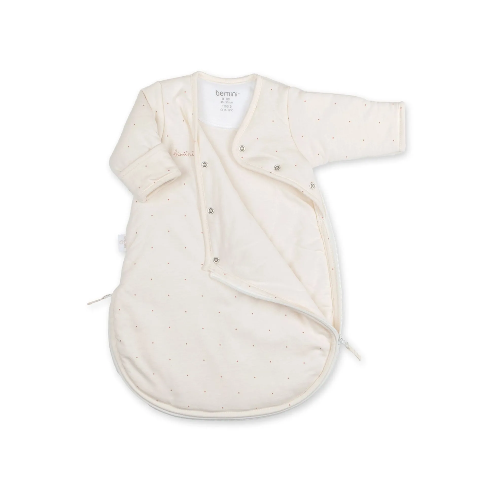 Magic Bag Pady Jersey + Jersey 0-1M Choux Small Dot Print Ecru Tog 3