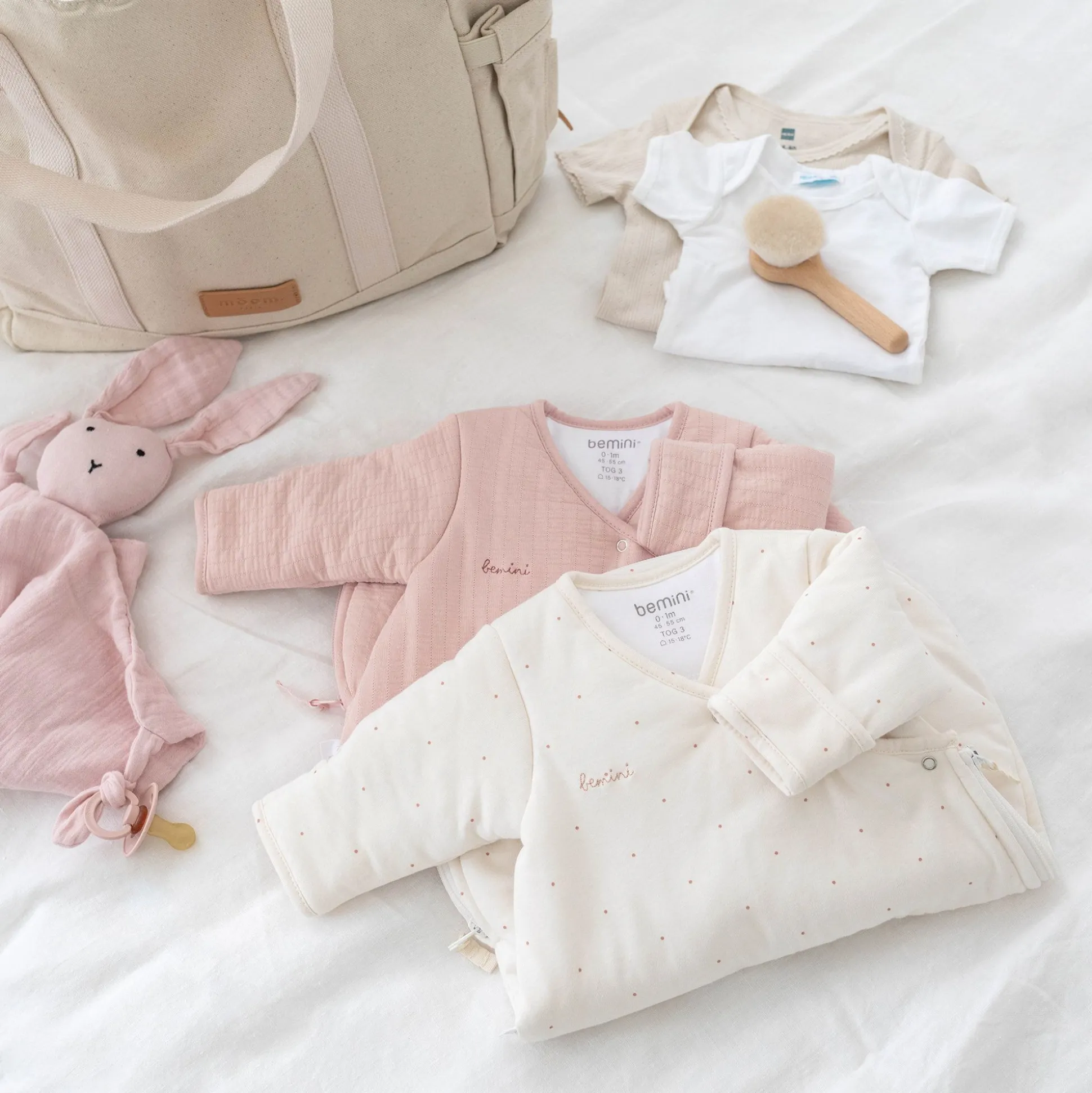 Magic Bag Pady Jersey + Jersey 0-1M Choux Small Dot Print Ecru Tog 3