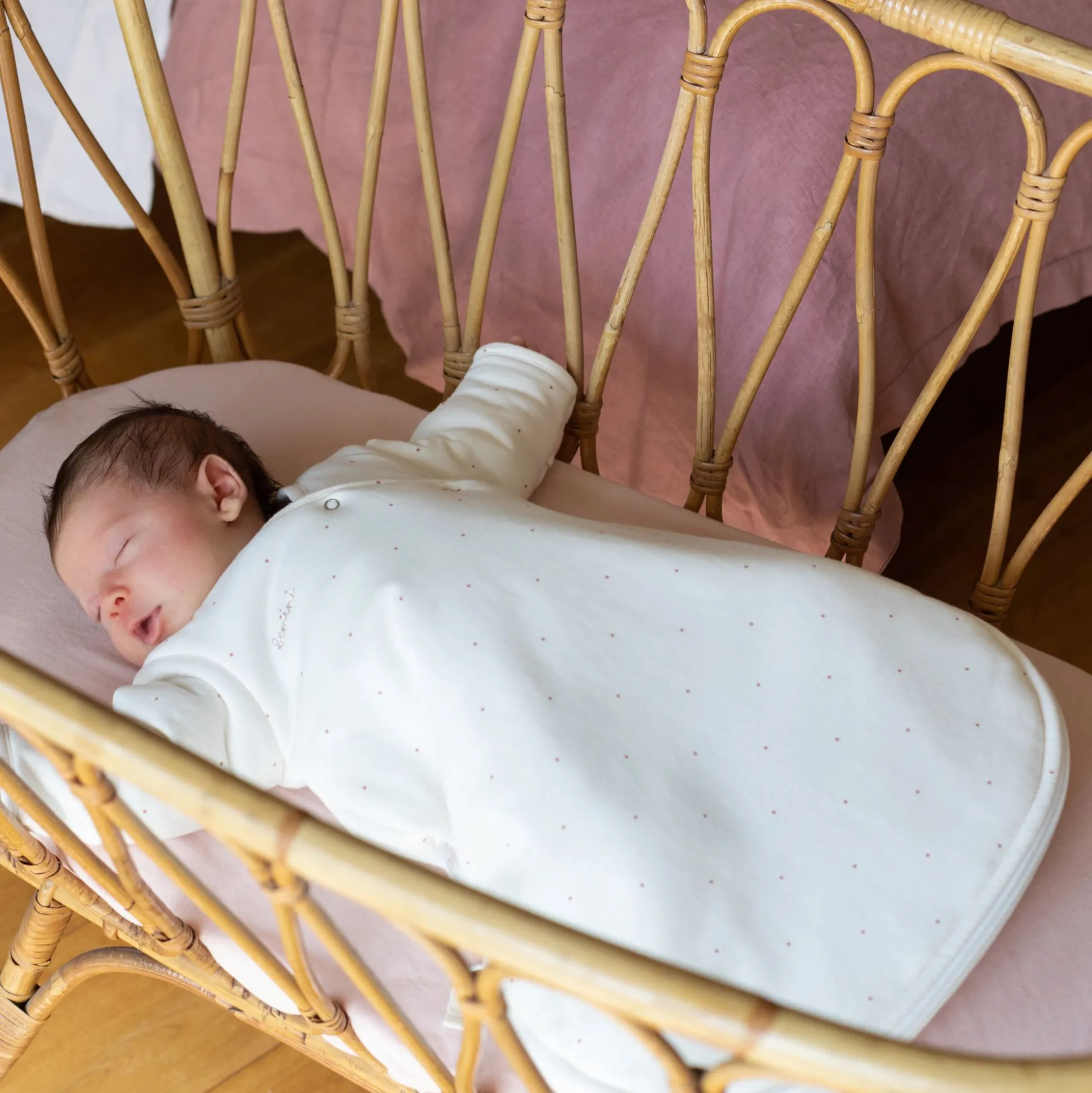 Magic Bag Pady Jersey + Jersey 0-1M Choux Small Dot Print Ecru Tog 3