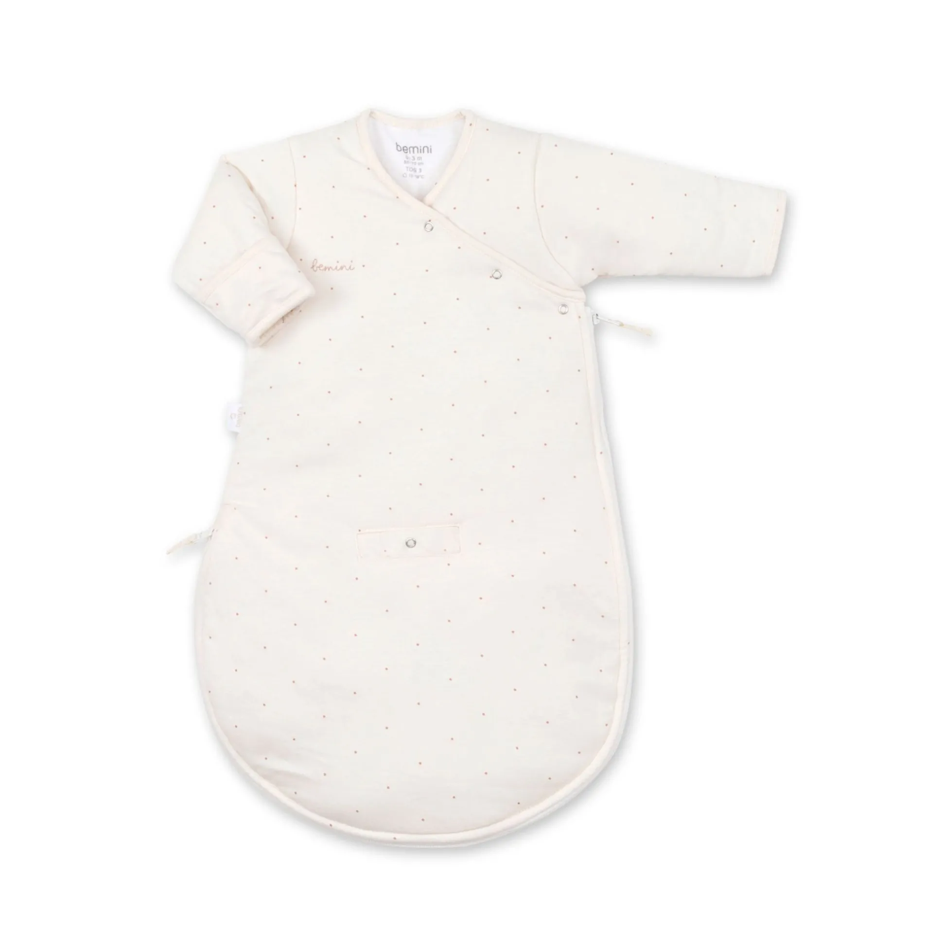 Magic Bag Pady Jersey + Jersey 1-4M Choux Small Dot Print Ecru Tog 3