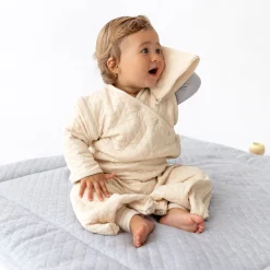 Magic Bag Pady Quilted Jersey 4-12M Quilt Cream Tog 1.5