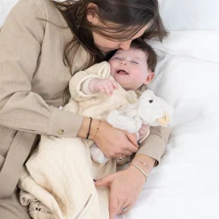 Magic Bag Pady Quilted Jersey 4-12M Quilt Cream Tog 1.5