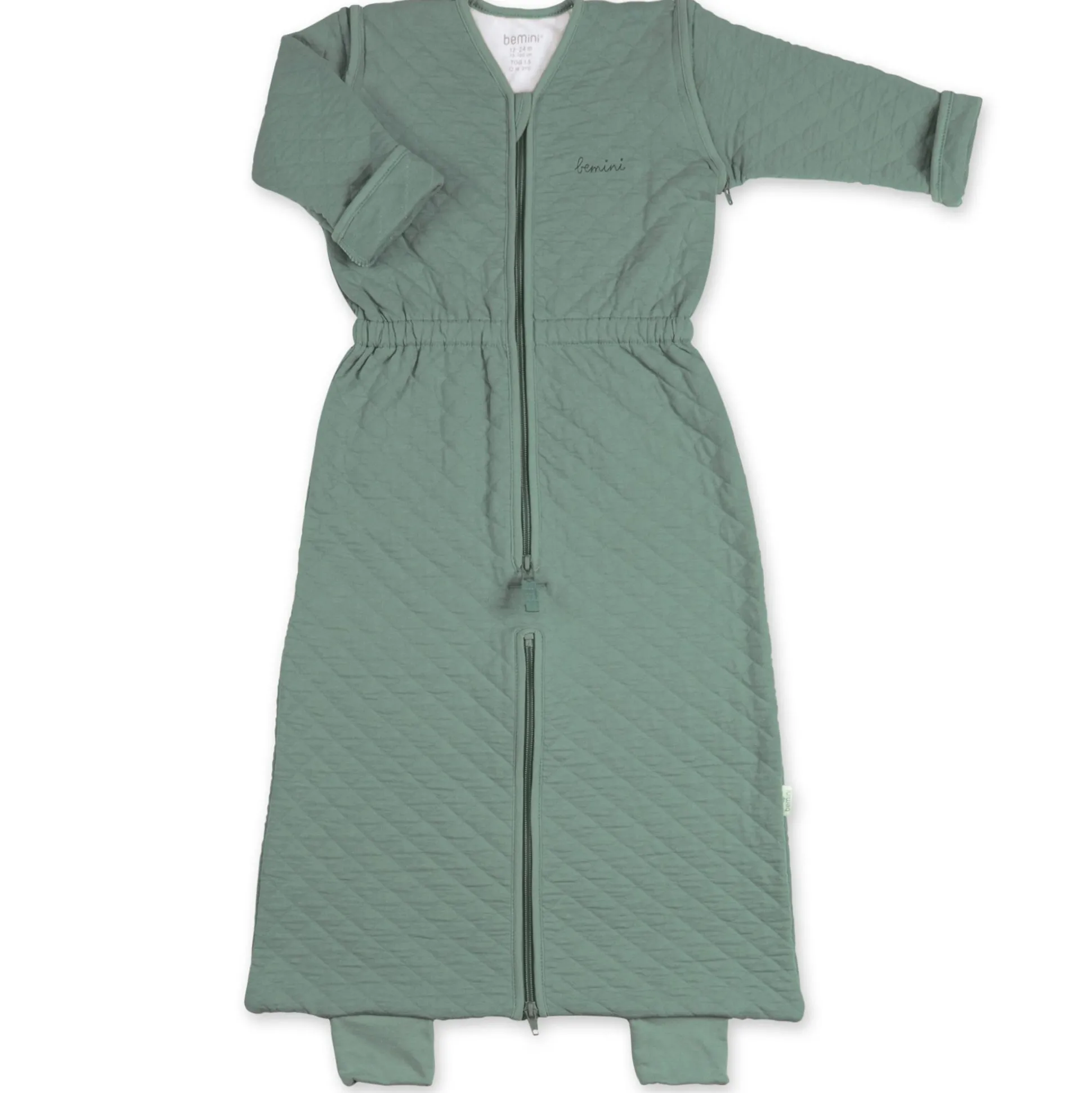 Magic Bag Pady Quilted Jersey 24-36M Quilt Green Tog 1.5