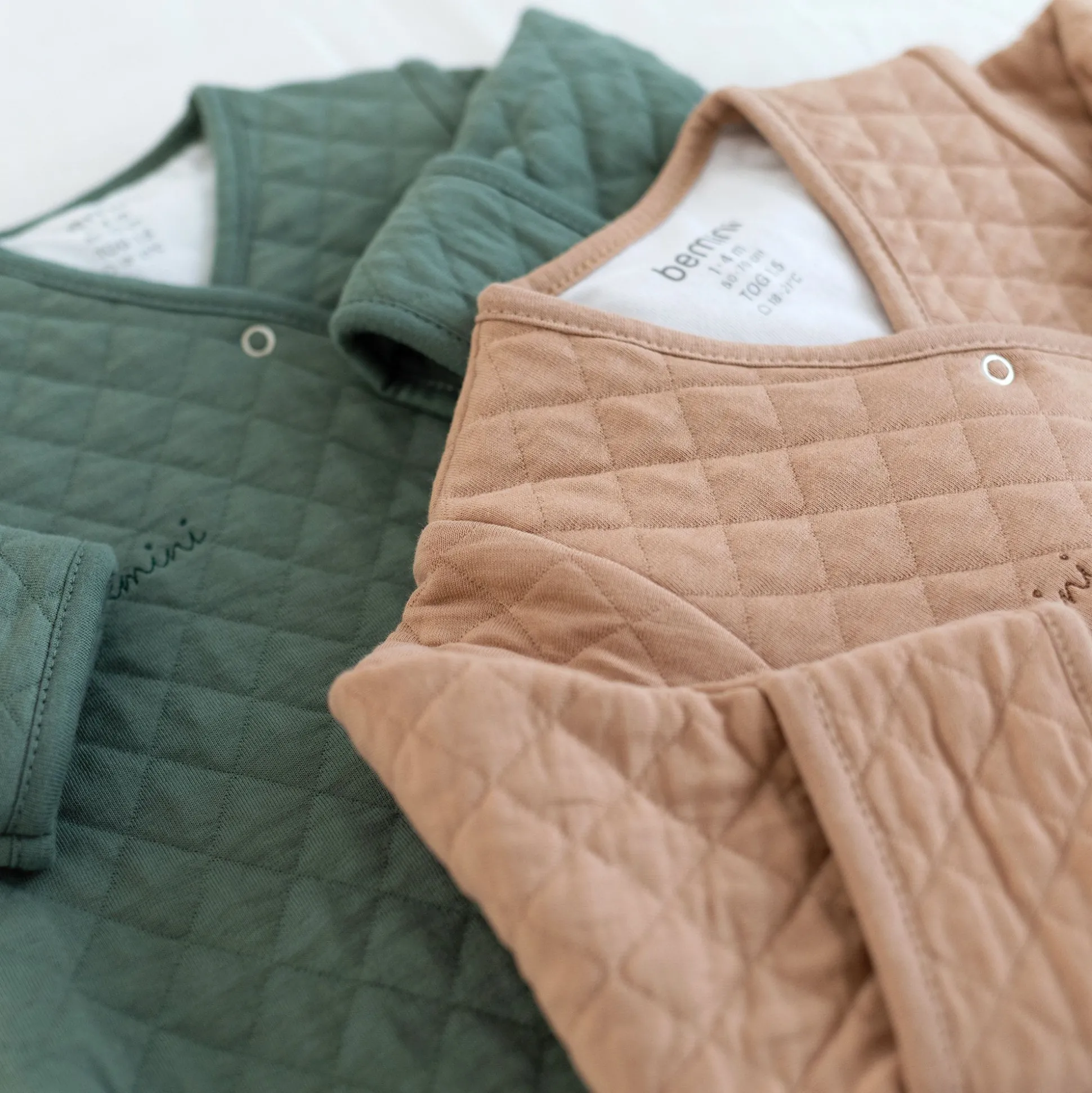 Magic Bag Pady Quilted Jersey 1-4M Quilt Green Tog 1.5