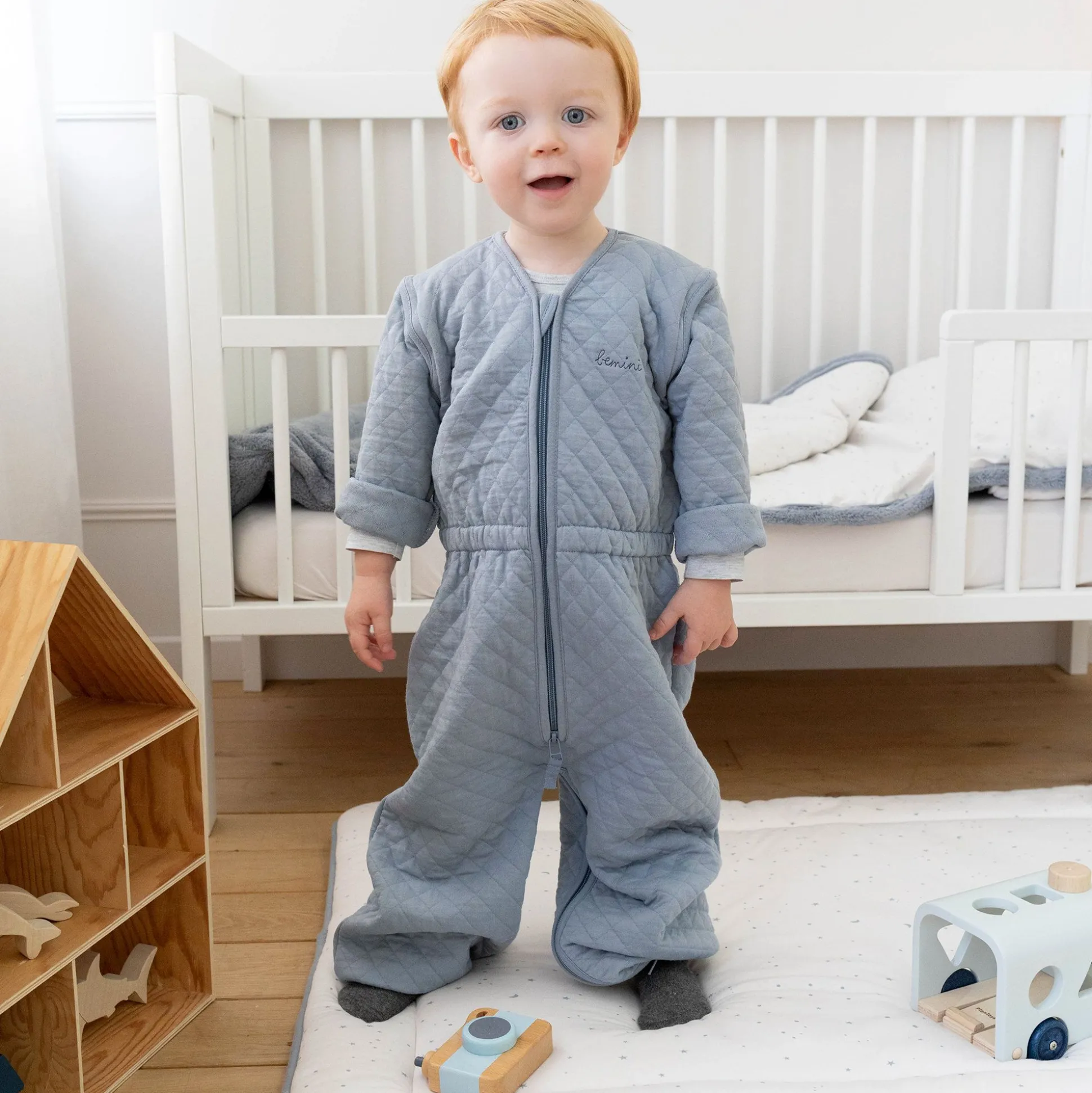 Magic Bag Pady Quilted Jersey 12-24M Quilt Stone Tog 1.5