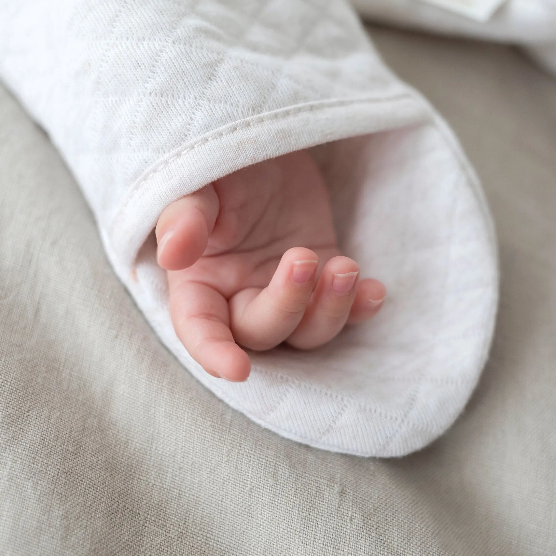 Magic Bag Pady Quilted Jersey 1-4M Bemini Licht Beige Gemeleerd Tog 1.5