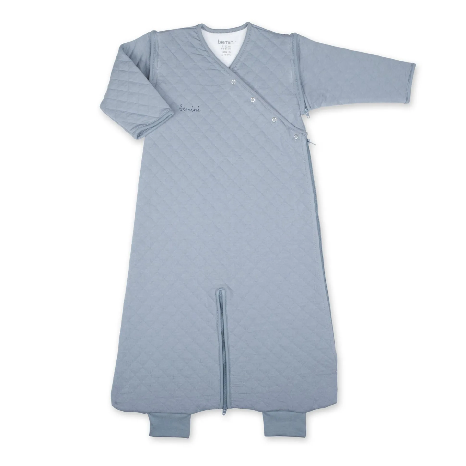 Magic Bag Pady Quilted Jersey 4-12M Quilt Stone Tog 1.5