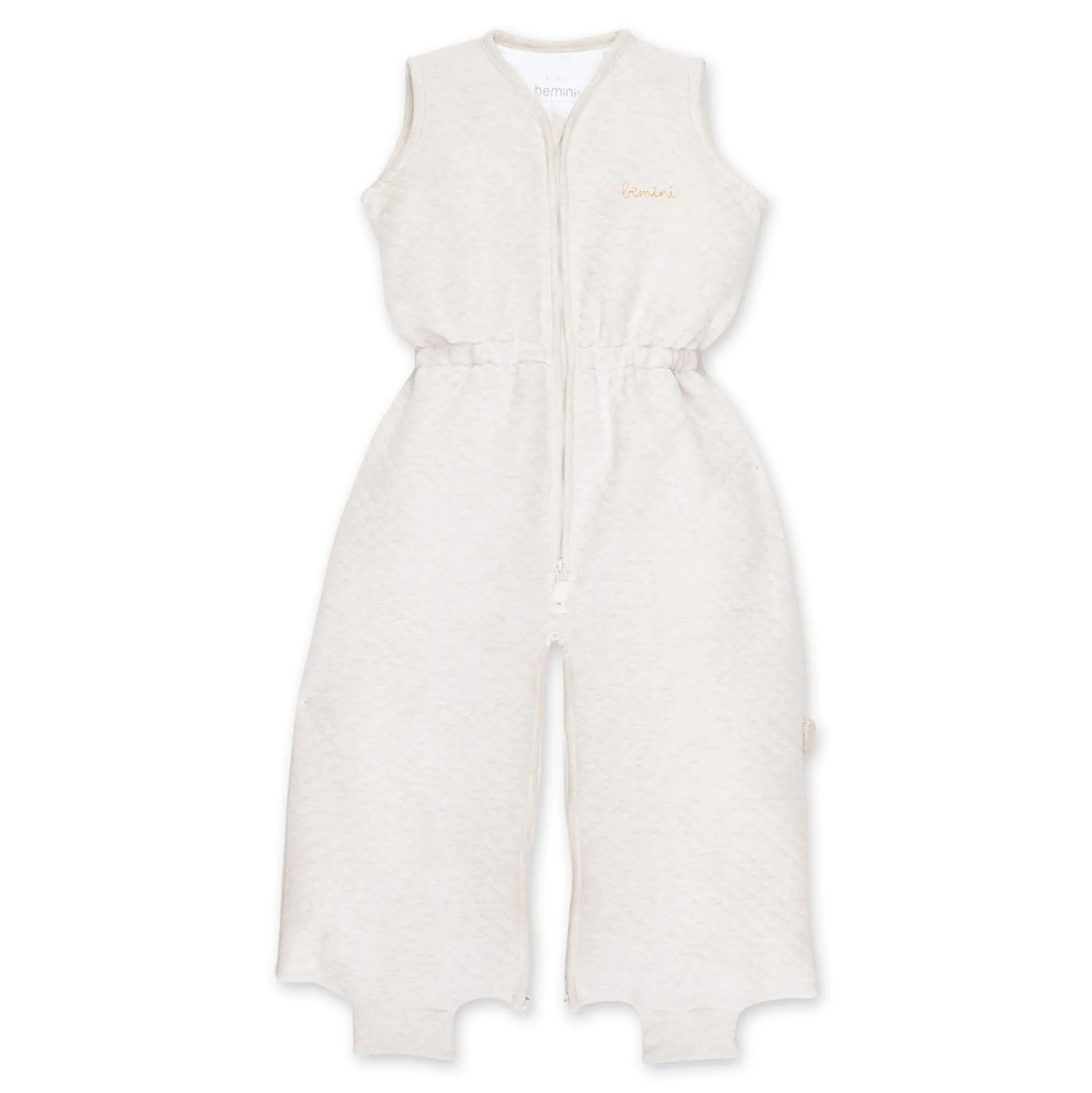 Magic Bag Pady Quilted Jersey 12-24M Bemini Licht Beige Gemeleerd Tog 1.5